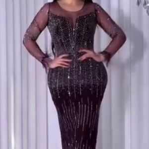 Purple Long Sleeve Formal Dress HIJABI FRIENDLY